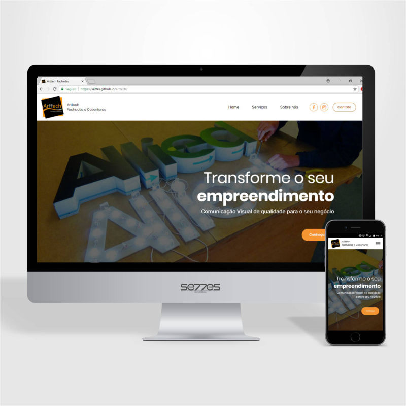 Site Arttech Fachadas